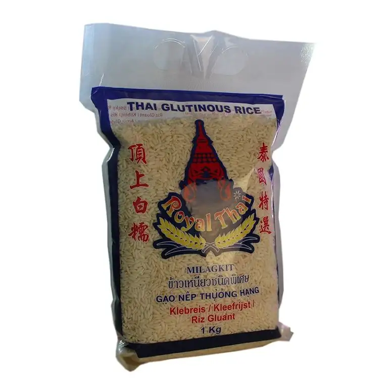 Royal Thai - Klebreis Sticky Rice - 3er Pack (3 x 1kg) - Original Thai