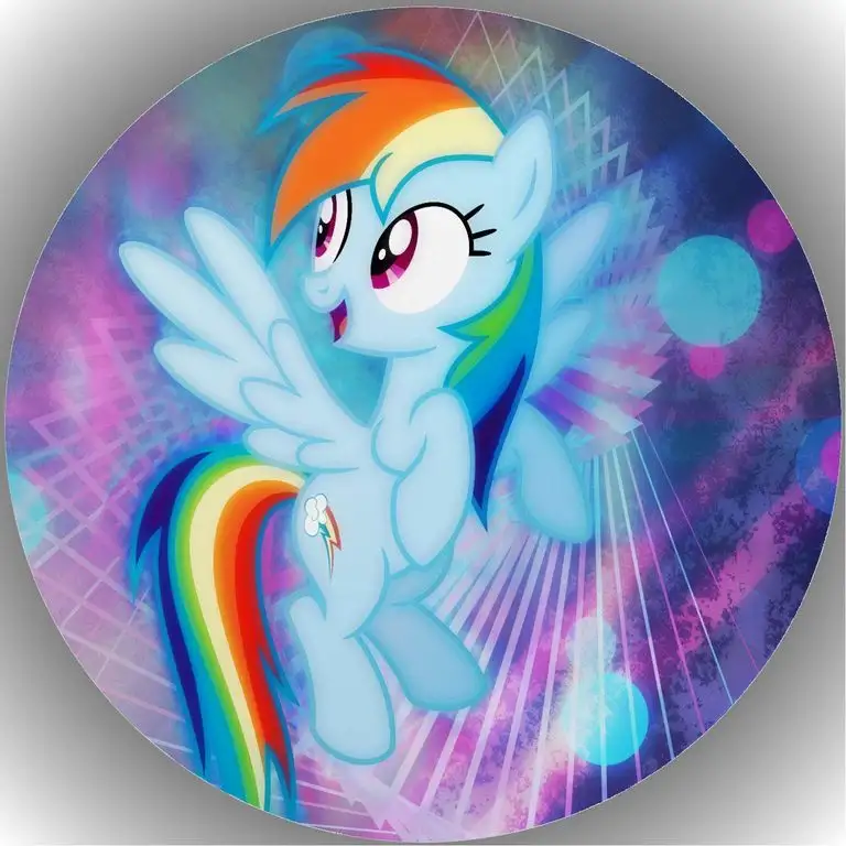 Fondant Tortenaufleger Tortenbild Geburtstag My Little Pony T13