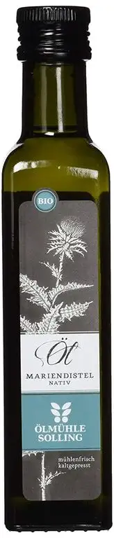 Ölmühle Solling Mariendistelöl - kaltgepresst - nativ - BIO - Naturland, 1er Pack (1 x 250 ml)