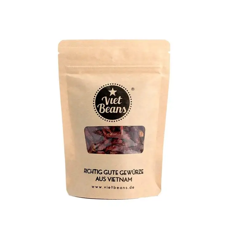 Vogelaugen Chili getrocknet - Extrem scharf - Bird's Eye Chili - Peperoncini - 30g ganze Chilischoten