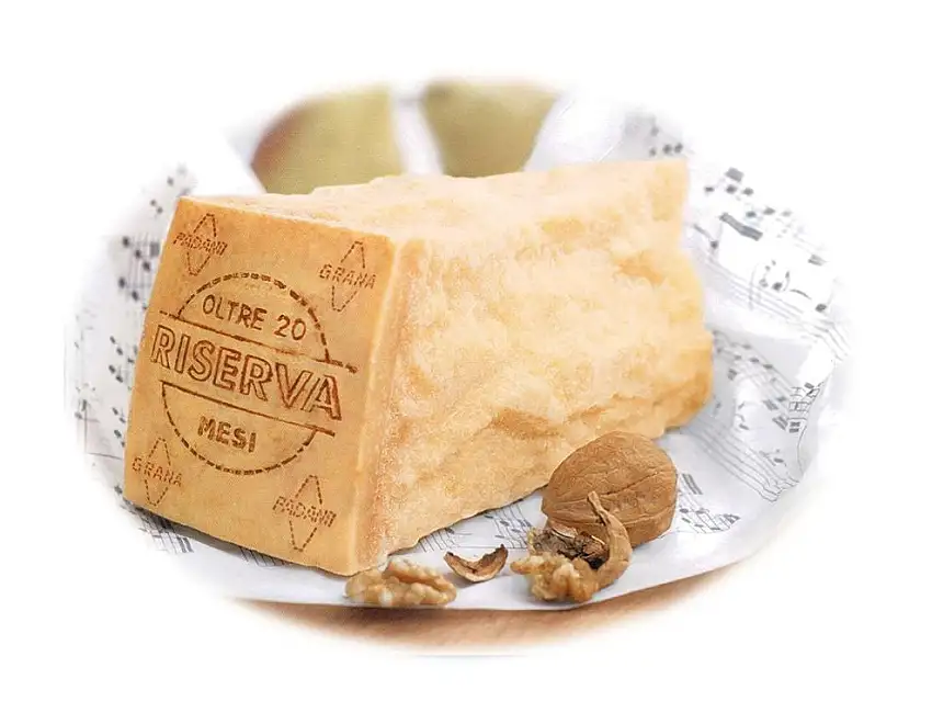 Boni Grana Padano DOP riserva mindestens 20 Monate gereift ca. 1,1kg am Stück