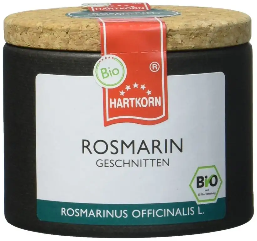 Hartkorn Rosmarin, geschnitten, 4er Pack (4 x 40 g)