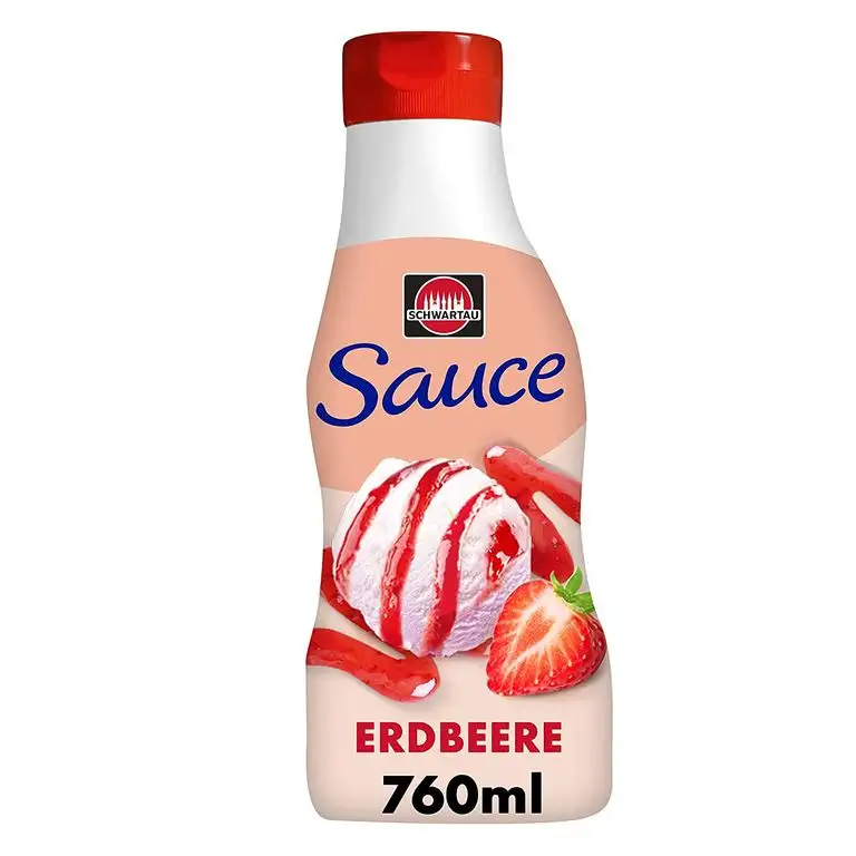 Schwartau Dessertsoße Erdbeere, 770 ml