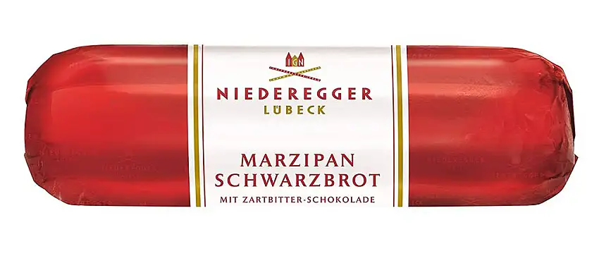 Niederegger Marzipan Schwarzbrot, 1er Pack (1 x 300 g)