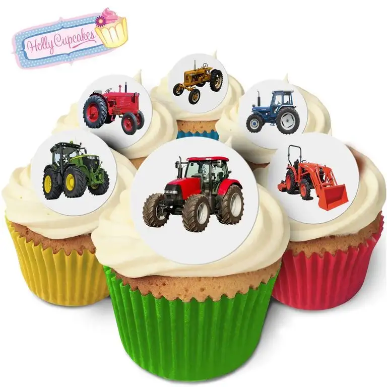24 Wunderschöne essbare Kuchendekorationen: Traktoren / Tractors