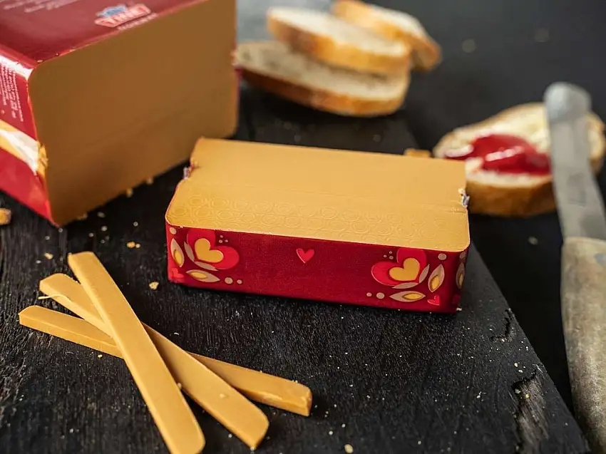 Norgold 'Gudbrandsdalen' Käse aus Norwegen - Brauner Karamellkäse