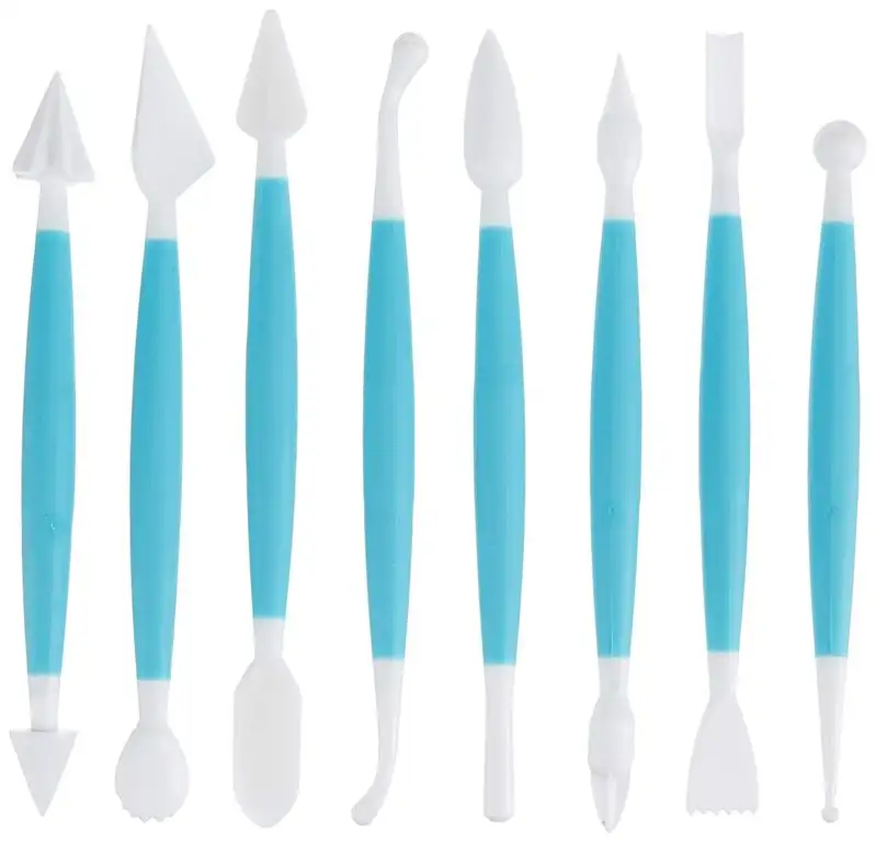 Dekoback Modellier-Set 8-teilig, 8 versch. Werkzeuge (Set)