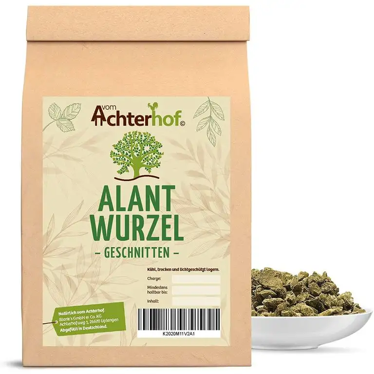 100 g Alantwurzel getrocknet und geschnitten Alantwurzeltee Kräutertee Alant