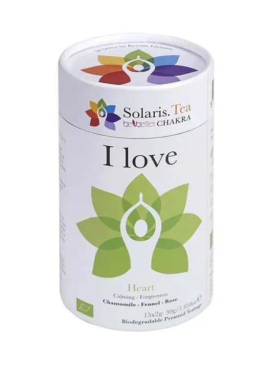 "I love" BIO Tee - Be Better CHAKRA Yoga by Kerstin Linnartz, 15x biologisch abbaubare Teebeutel, (1 x 30 g)