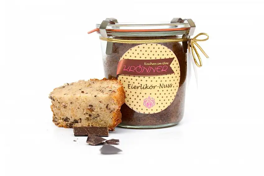 Krönner Nuss - Eierlikör Kuchen im Glas