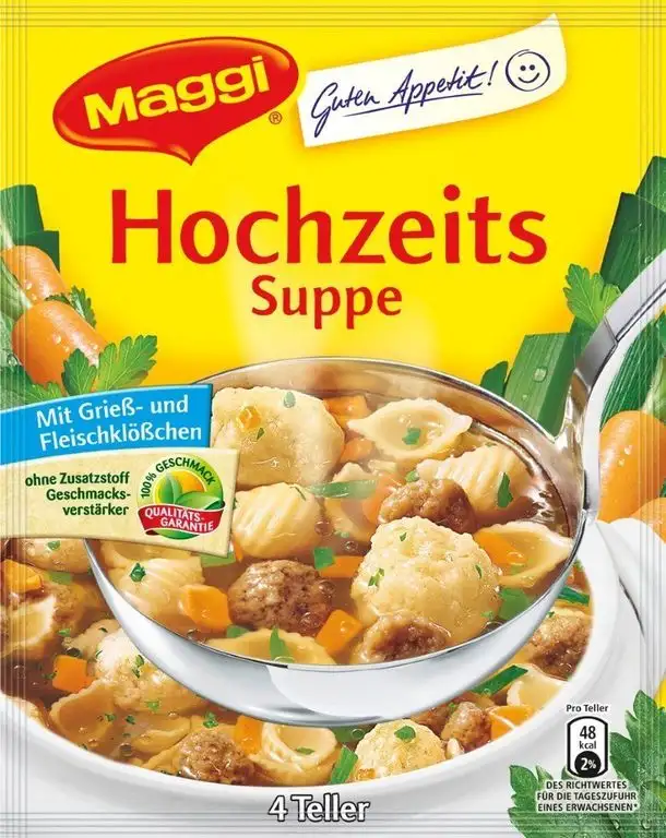 Maggi Guten Appetit Hochzeitssuppe für 1l
