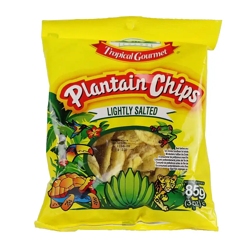 Kochbananen Plantain Chips Set Bananenchips gesalzen 20er Pack (20 x 85 g)