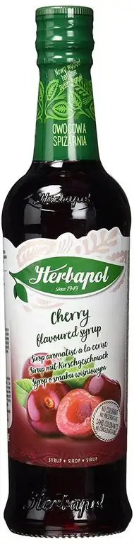 Herbapol Polnischer Kirschsirup, 8er Pack (8 x 420 g)