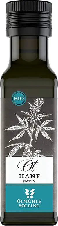 Hanföl von Ölmühle Solling vegan, vegetarisch 100ml - Bio