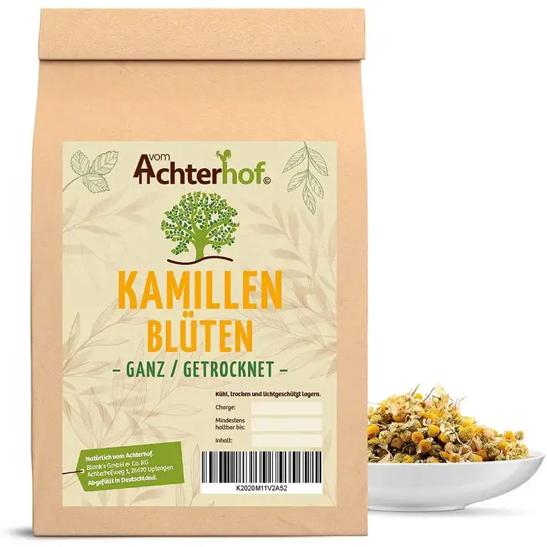 1.000 g Kamillenblüten - Kamillen-Tee Kamille 1. Wahl unbehandelt schonend getrocknet