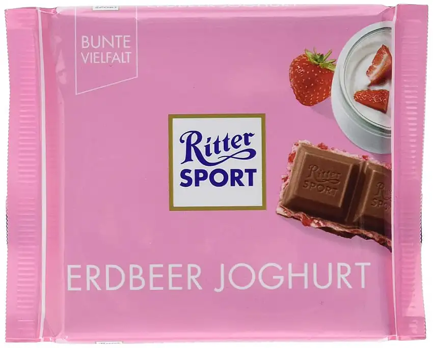 Ritter SPORT Ritter Sport 100g Erdbeer Joghurt, 1 Stück