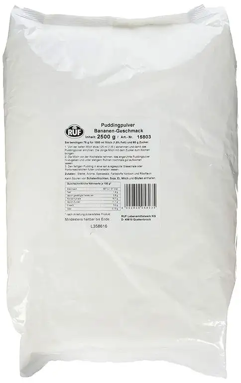 RUF Bananenpudding-Pulver Großpackung, 1er Pack (1 x 2500g)