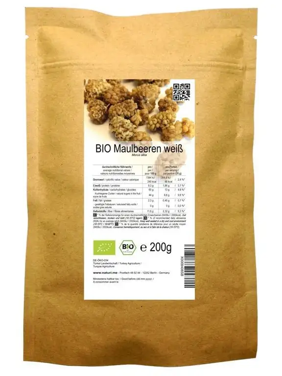 BIO Maulbeeren weiß 200 g