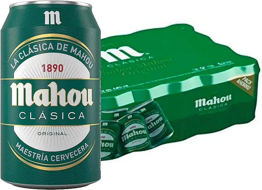 Mahou Clasica Bier 24 x 330ml.