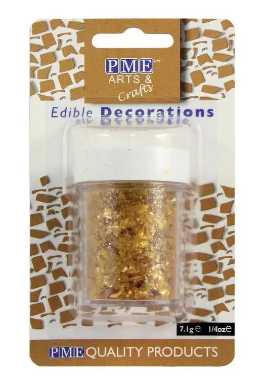 PME Glitzerflocken - Gold, 7 g