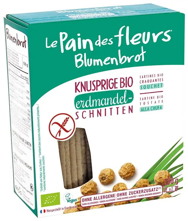 Priméal Knäckebrot "Blumenbrot" mit Erdmandeln (150 g) - Bio