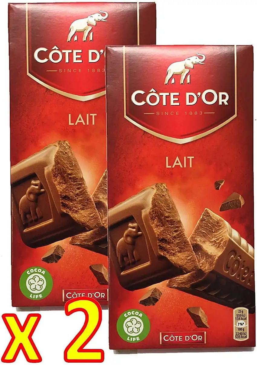 Côte d'Or Vollmilch-Schokolade 'lait-melk' 200g (8)