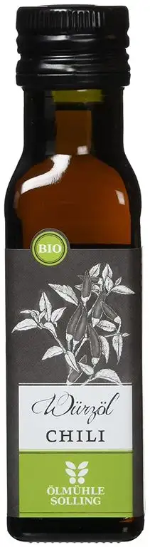 Ölmühle Solling // Würzöl Chiliöl - nativ, kaltgepresst, auf Rapsölbasis - 100 ml - BIO, Naturland