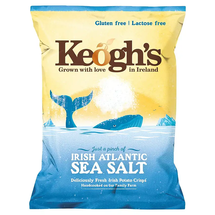 Keogh Irish Atlantik Meersalz Kartoffelchips 125g