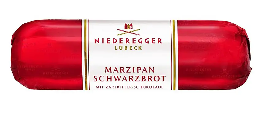 Niederegger Marzipan Schwarzbrot, 2er Pack (2 x 75 g)