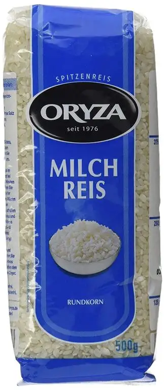 Oryza Milchreis Rundkorn, 500 g Packung