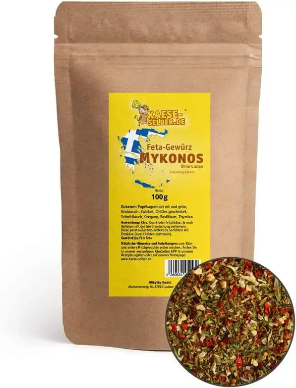 kaese-selber.de Fetagewürz Mykonos 100 g