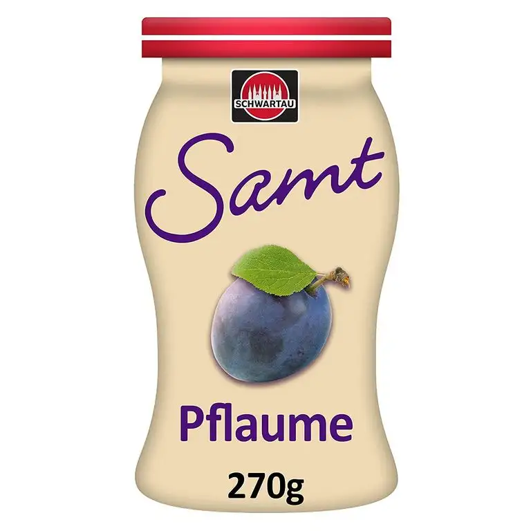 Schwartau Samt Pflaume, Fruchtaufstrich, ohne Stücke - ohne Kerne, 270 g