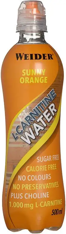 Weider L-Carnitine Water, Sunny Orange, 500 ml