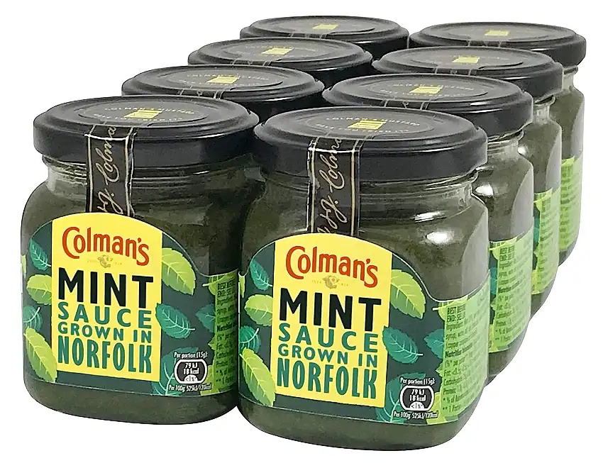 Colmans Mint Sauce Minzsauce 8X 165G