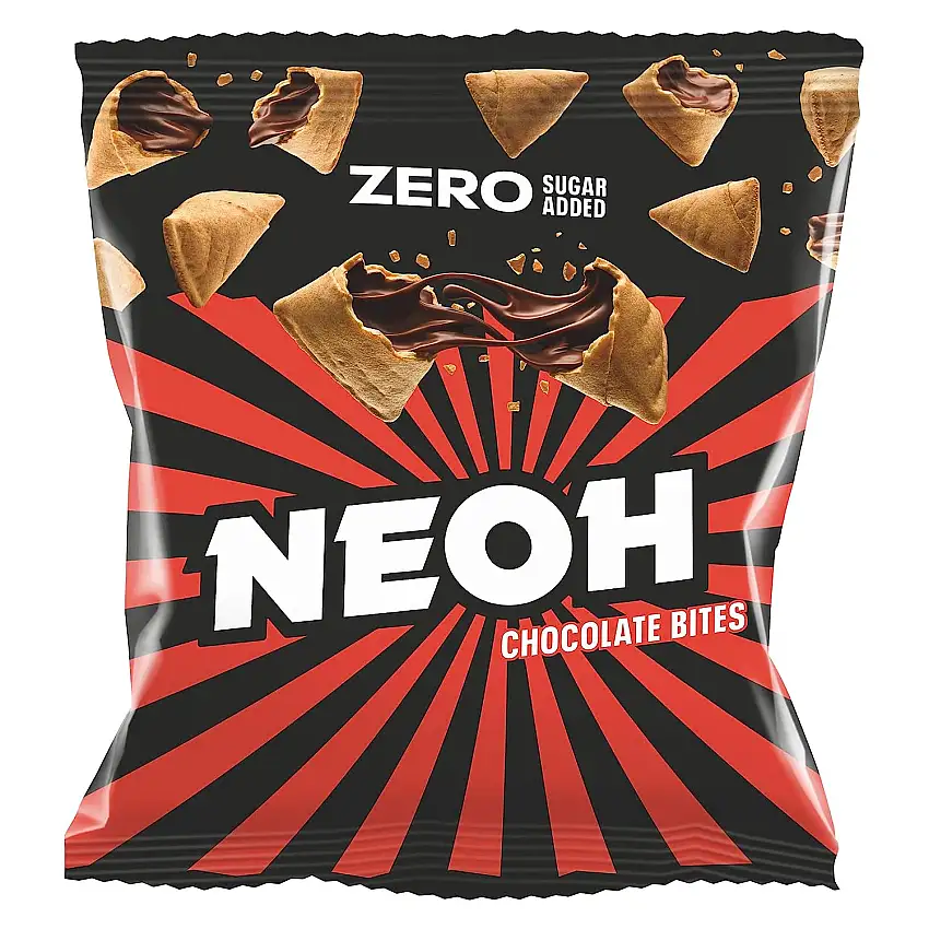 NEOH Low Carb Bites Schokolade - Ohne Zucker-Zusatz - nur 1 g Zucker - 9er Pack x 29g