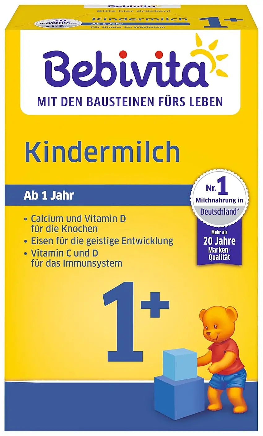 Bebivita Milchnahrung Kindermilch 1, 500g (5x500g)