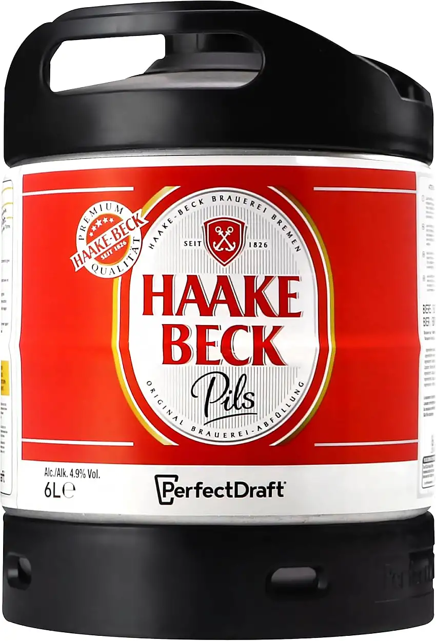 Haake Beck Pils, Perfect Draft (1 x 6l) MEHRWEG Fassbier