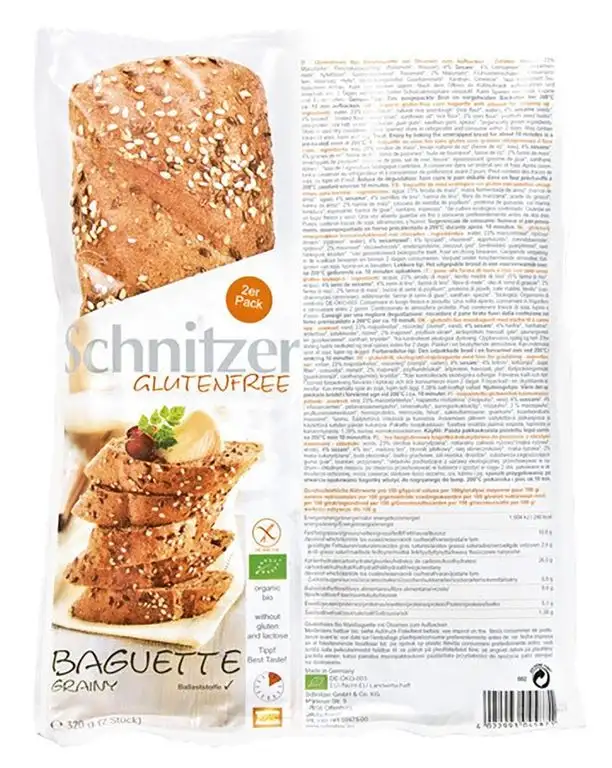 Schnitzer Bio Baguette Grainy (2 x 320 gr)