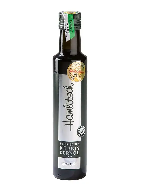 Ölmühle Hamlitsch Steirisches Kürbiskernöl g.g.A., 250 ml, 1er Pack (1 x 250 ml)
