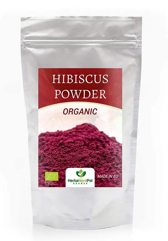 All-Natürliches Mehrzweck-Hibiskusblattpulver - EU Qualitäts BIO Hibiskuspulver - Vitamin C und organische Säuren HIBISKUS PULVER Haare Hibiskus pulver Keine Zusatzstoffe oder Konservierungsstoffe
