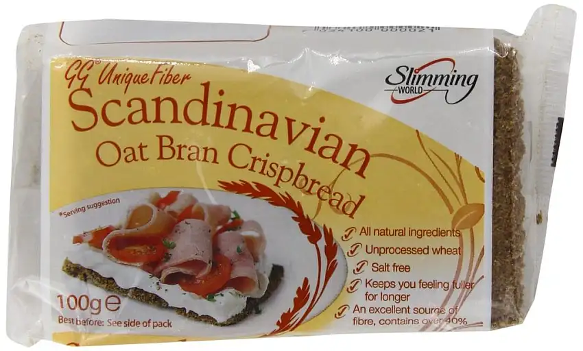 GG GG skandinavischen Knäckebrot Hafer Kleie Knäckebrot 100g