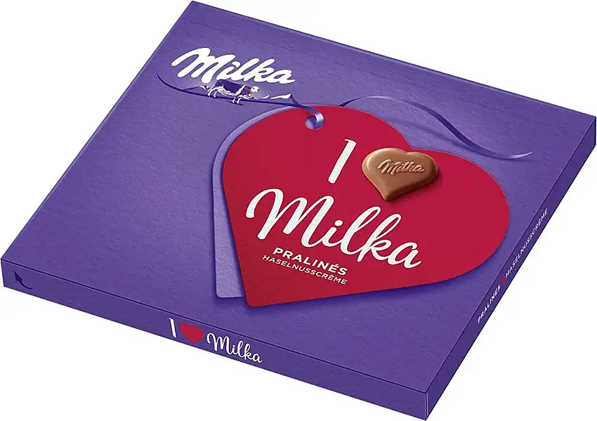 I love Milka Pralinen, Nuss-Nugat 110 g