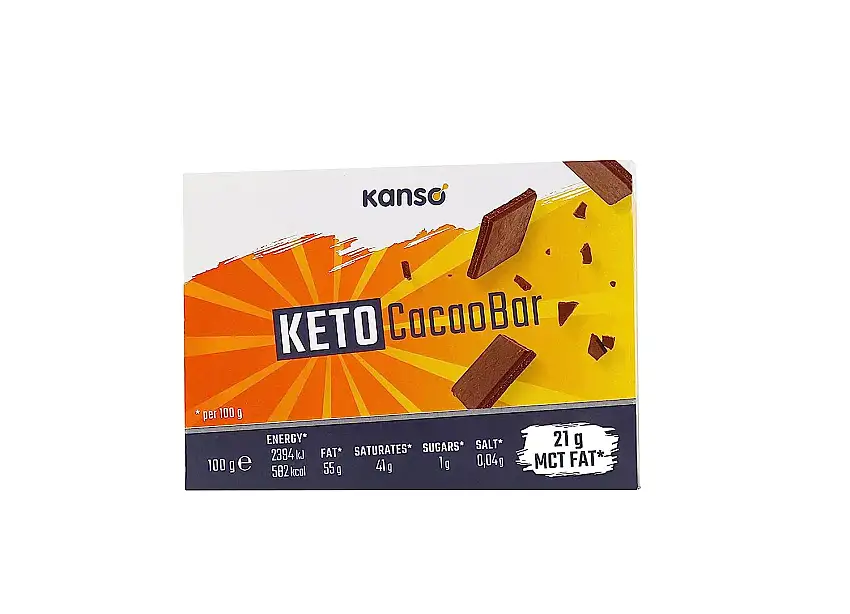 Kanso Keto CacaoBar - Schokoladentäfelchen mit MCT