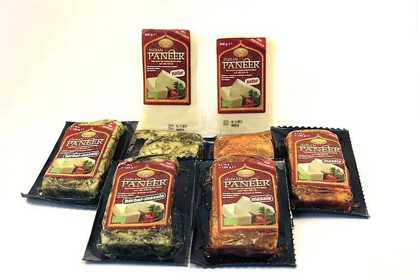Ayurveda Foods -Bio Paneer Natur 200g, Bio Paneer Masala 2x75g und Bio Paneer Herbal-Masala 2x75g (6er Set à 2 Stück) Vegetarisch Organic, frei von Konservierungsstoffen oder künstlichen Aromen