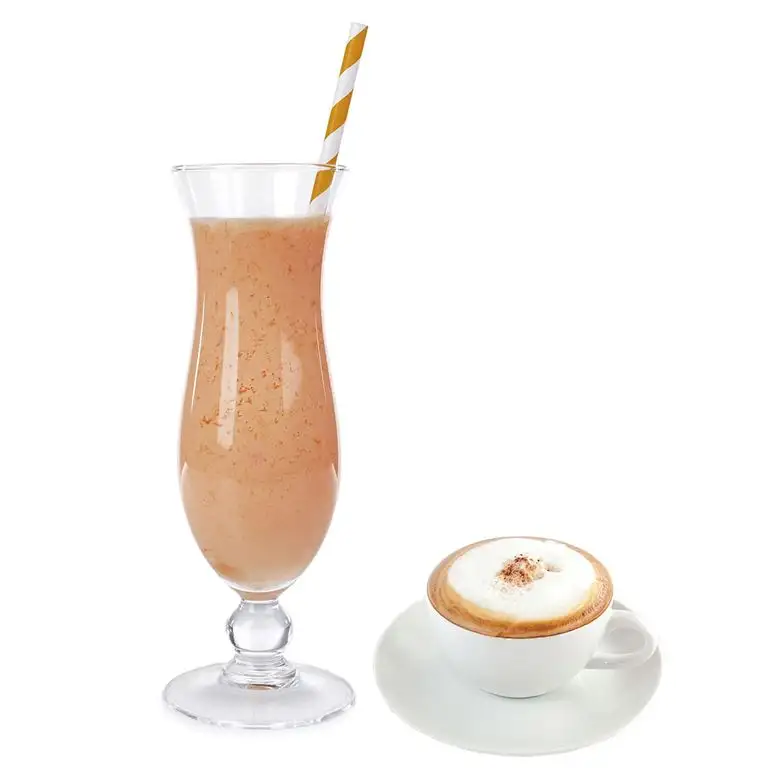 Cappuccino Geschmack Milchshake Pulver Gino Gelati zum Milchshakes selber machen (1 kg)
