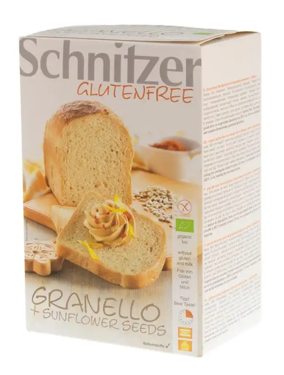 Schnitzer Maisbrote mit Sonnenblumenkernen zum Aufbacken, glutenfrei (500 g) - Bio