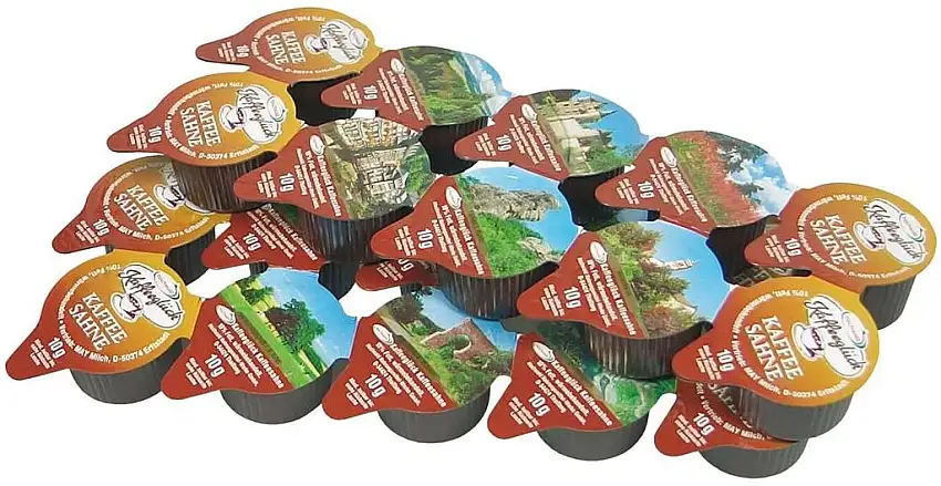 Hochwald Kaffeeglück Kaffeesahne, 10 % Fett, 20 x 10 g Becher - 200gr