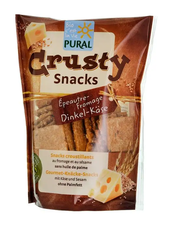 Pural Crusty Snacks Dinkel-Käse, 110 g