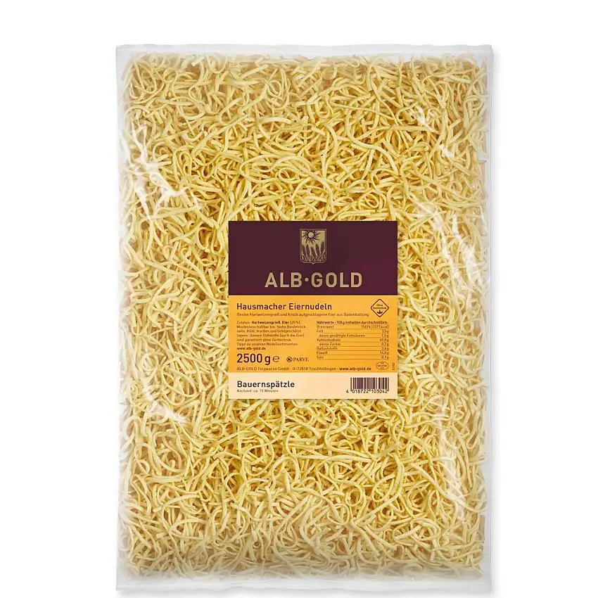 AlbGold Bauernspätzle , 1er Pack (1 x 2.5 kg Packung)
