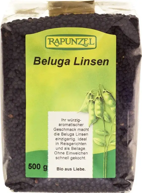 Rapunzel Belugalinsen (500 g) - Bio